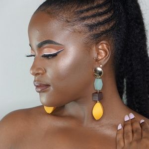 Multi color Stone Earrings